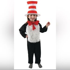 🥳✨ Dr. Seuss The Cat in The Hat Deluxe Costume Kids Versatile SZ Small (Unisex)